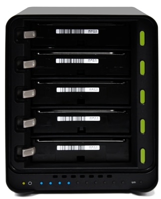 Drobo FS drive bays