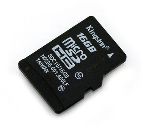 Carte SD Kingston 16 Go MicroSDHC