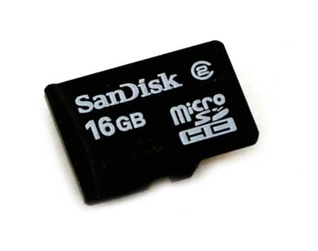 Sandisk 16GB MicroSDHC Memory Card