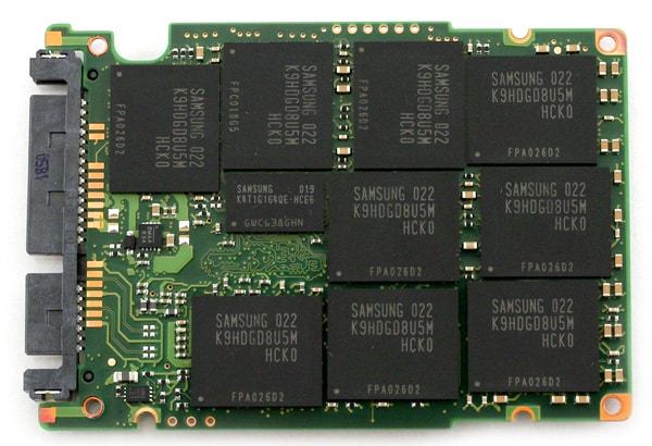 Samsung 470 Series SSD pcb bottom