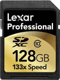 128GB Lexar Professional x133 SDXC