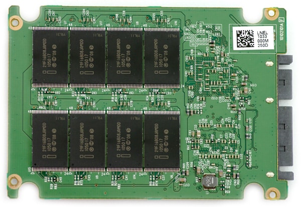 Intel SSD 510 PCB Bottom