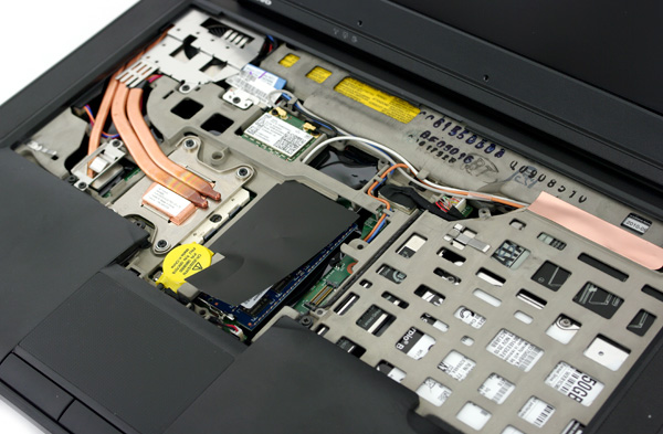 Lenovo ThinkPad T410 keyboard removed