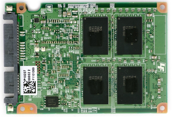 Plextor PX-M2 SSD pcb bottom