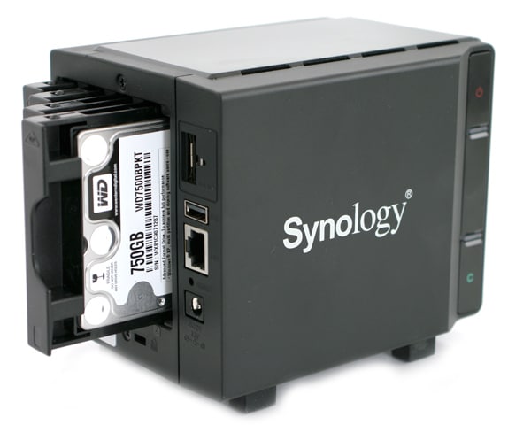 Synology DiskStation DS411slim back