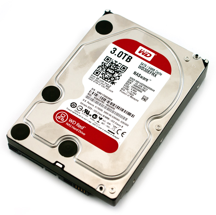 WD Red NAS 4TB 5400RPM SATA III 6Gb/s 3.5" Internal Hard Drive Network Storage 