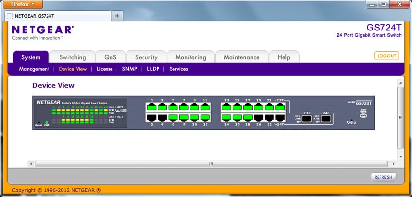 Netgear ProSafe GS724T Switch Review