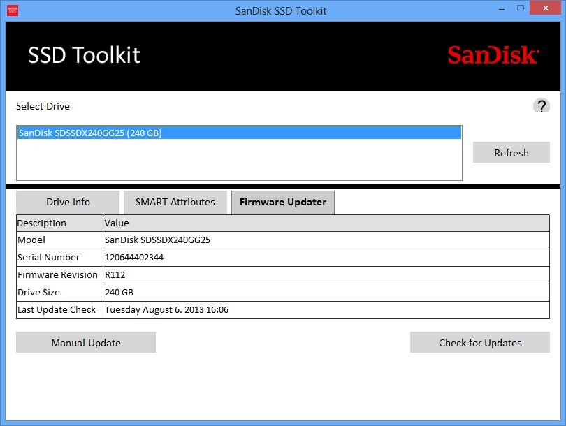 Før mindre Humoristisk How to Upgrade SanDisk SSD Firmware - StorageReview.com