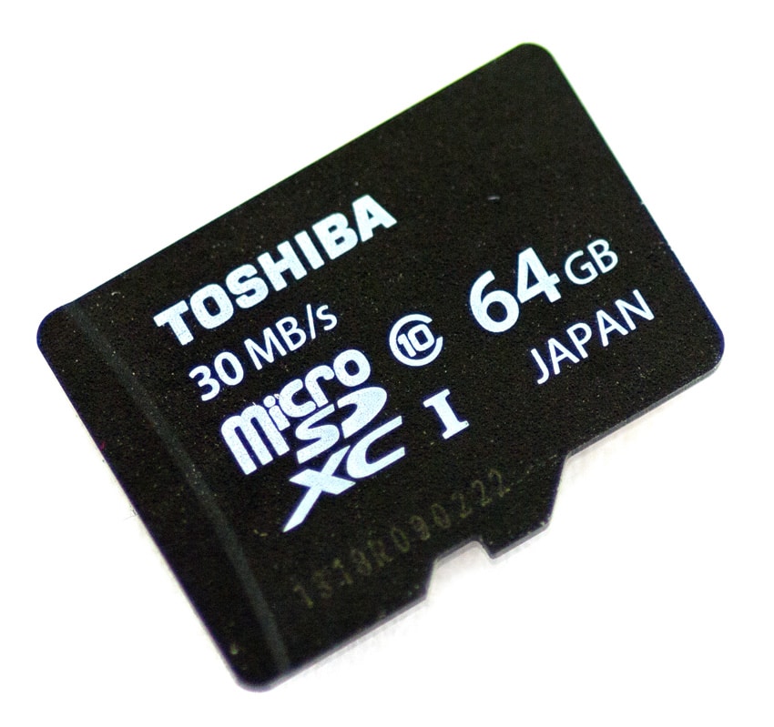 Toshiba microSD Class 10 UHS-I Review 