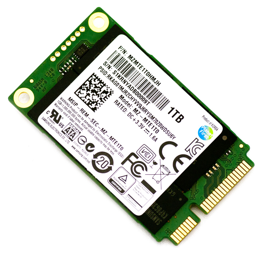 New Micron 128GB msata SSD Hard Drive 6Gb/S SED MTFDDAT128MBD 