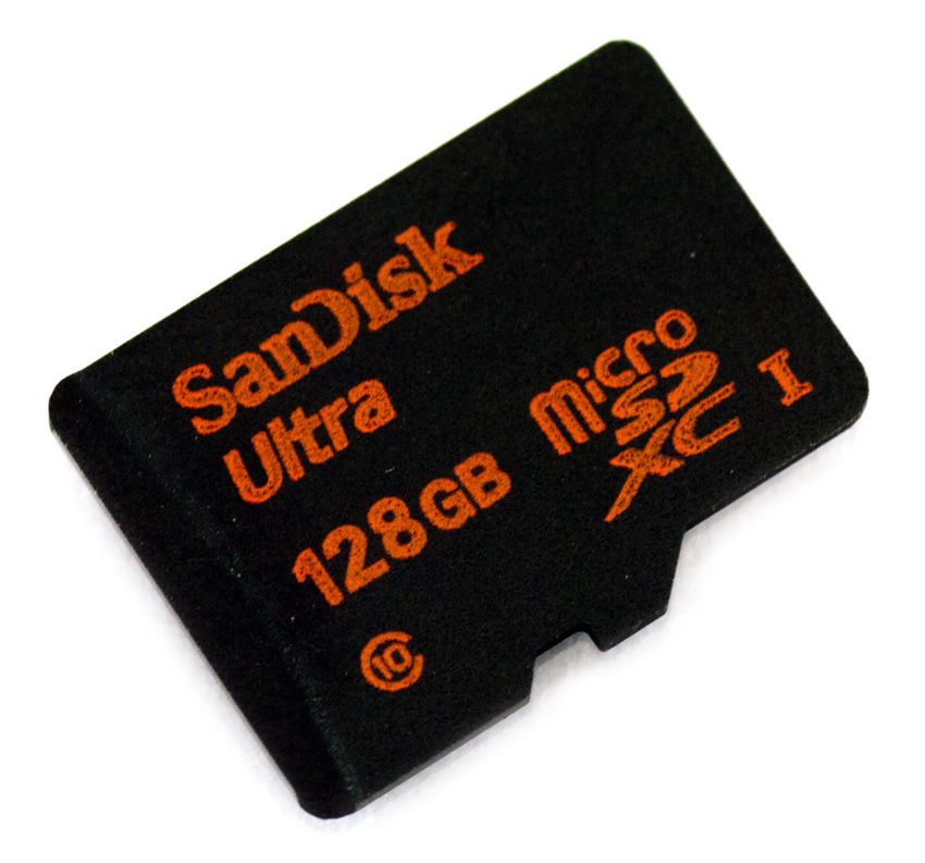 Tarjeta de memoria MicroSD SanDisk Ultra de 128 GB - Gris