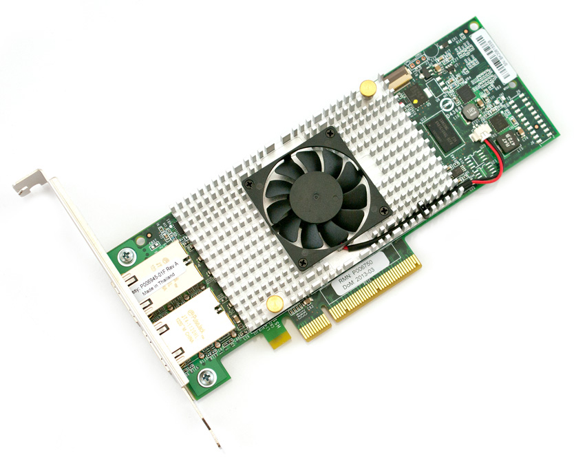 Emulex oce11102 10 Gigabit 10gbe 10 Gb a due porte per server Adattatore PCIe x8 SFP 