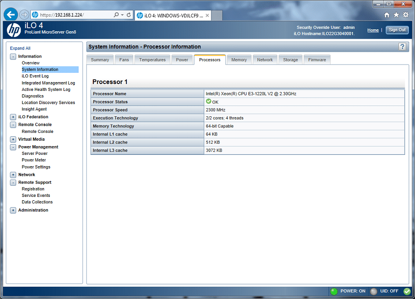 HP ProLiant Microserver Gen8 Specs - ServeTheHome