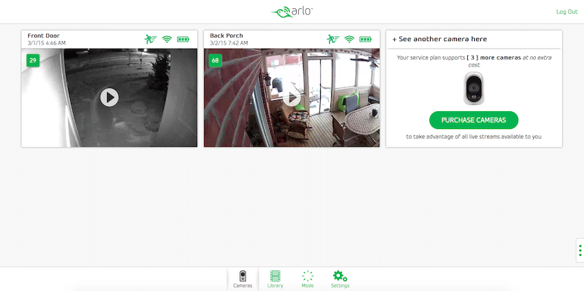 arlo live view