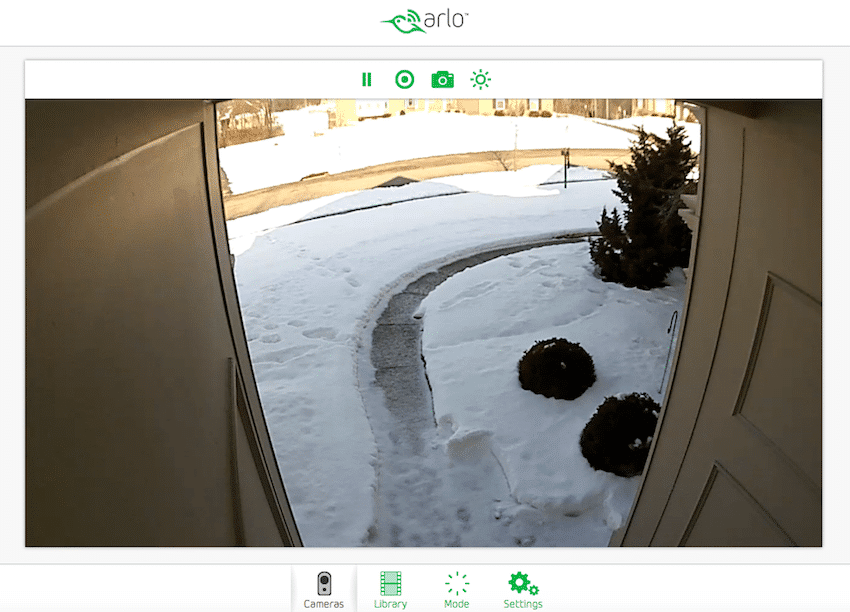 arlo live view