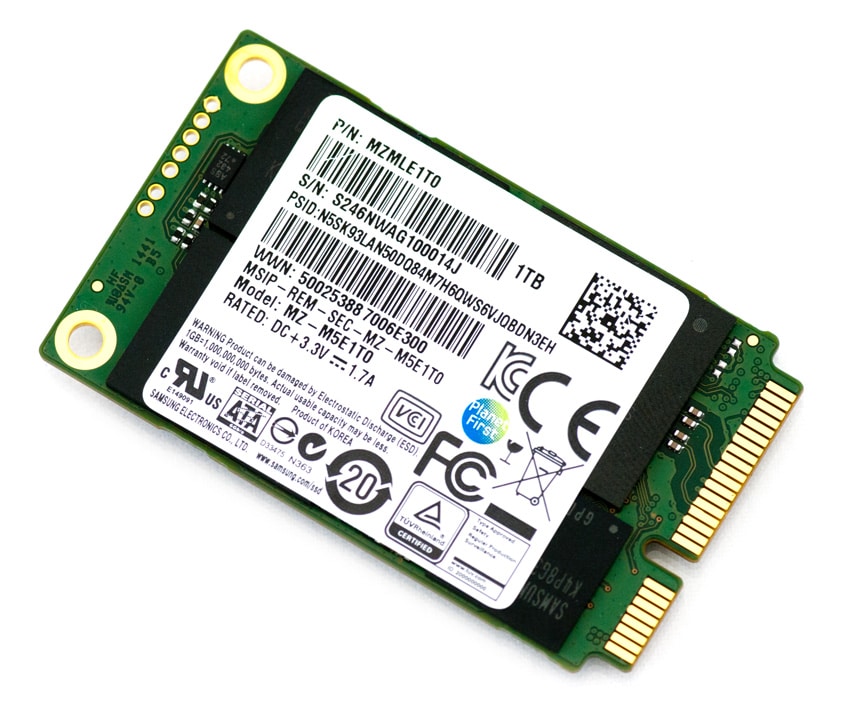 Samsung 850 EVO mSATA SSD Review