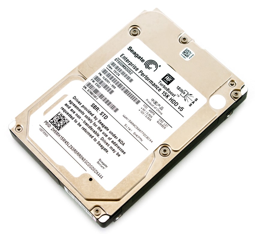 Examen du disque dur Seagate Enterprise NAS HDD 8 To