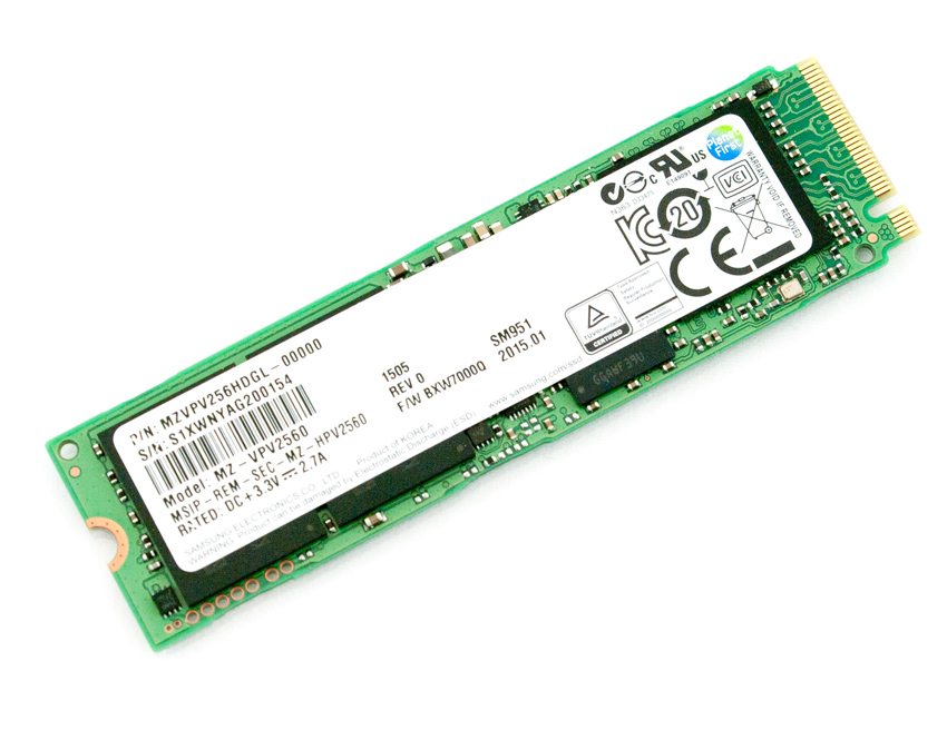 SM951-NVMe M.2 SSD - StorageReview.com
