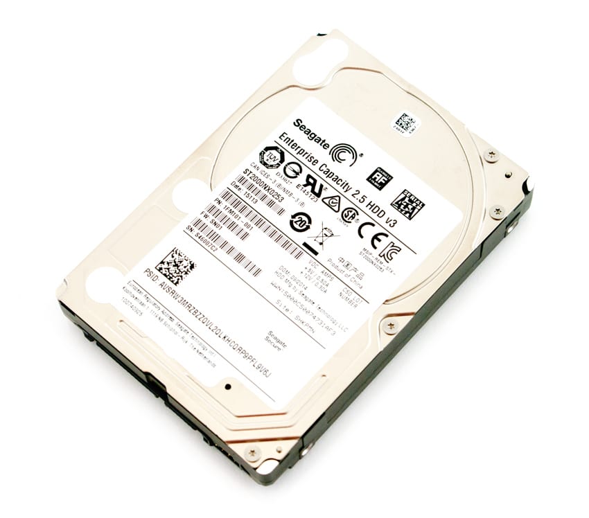 Examen du disque dur Seagate Enterprise Capacity 2 To 2.5 pouces