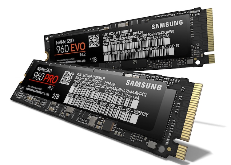 Samsung Introduces 960 PRO EVO M.2 NVMe SSDs With Up To 2TB Of
