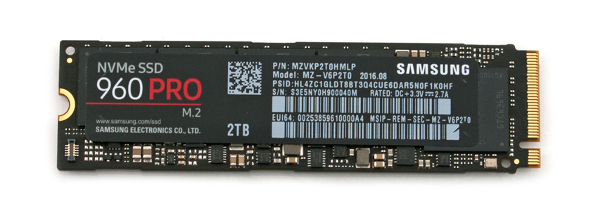 Samsung 960 Pro M.2 NVMe SSD - StorageReview.com