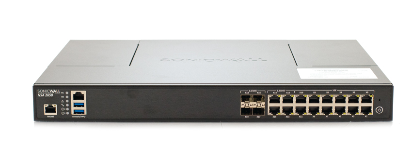 SonicWall NSA 2650 Review - StorageReview.com