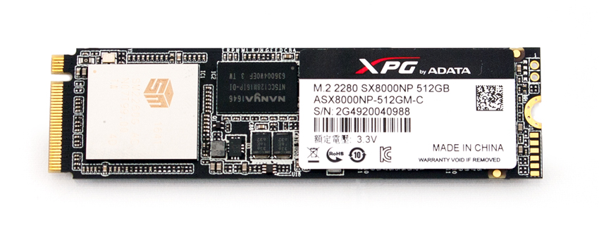 ADATA XPG SX8000 PCIe M.2 SSD Review - StorageReview.com