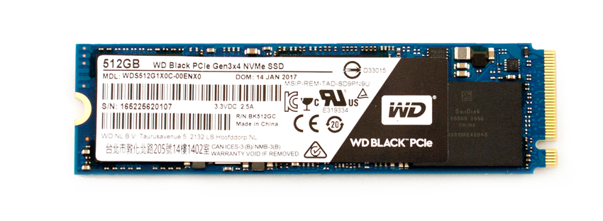 WD BLACK NVMe M.2 SSD 256GB