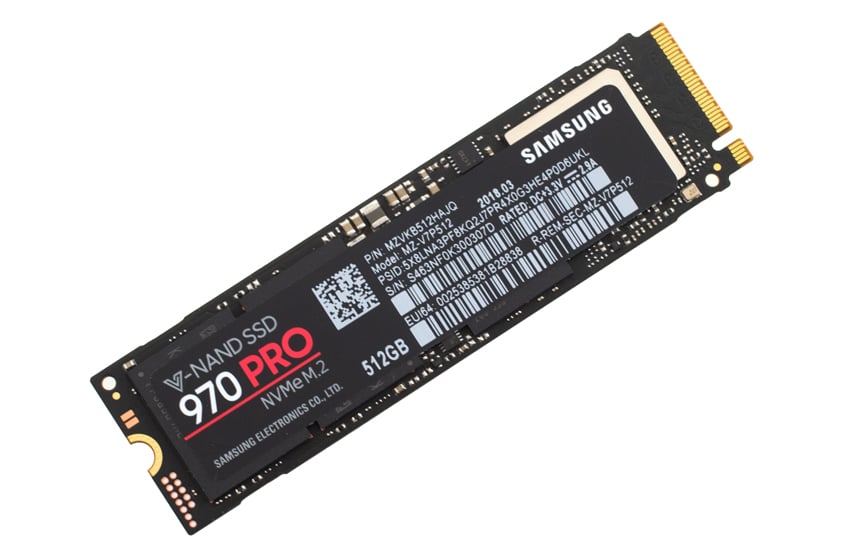 Samsung 970 PRO 512GB NVMe M.2 SSD