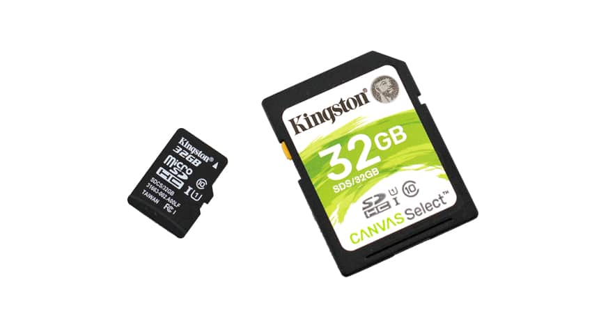 KINGSTON - Carte mémoire microSD Canvas Select Plus 128 Go +