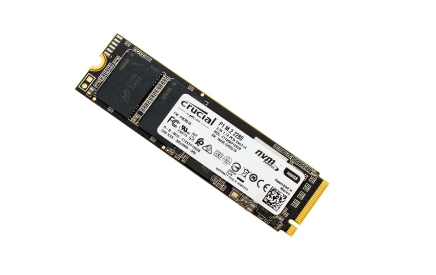 CRUCIAL - Disque dur SSD P1 M.2 PCIe NVMe 500 Go