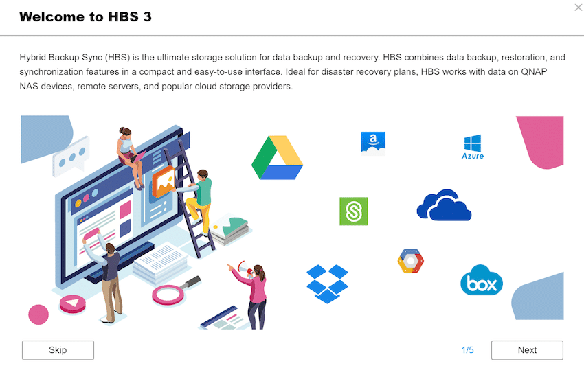 QNAP Welscome to HBS 3