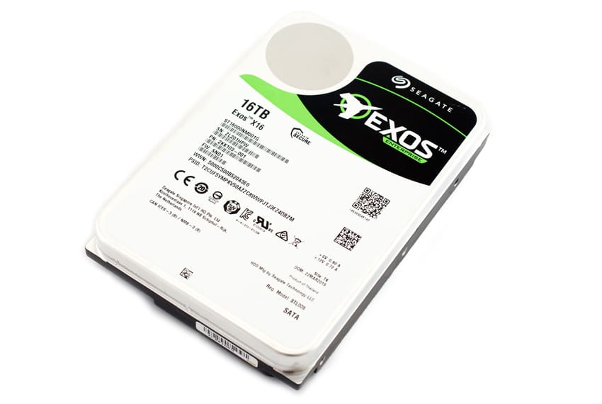 SEAGATE Exos X16 ST16000NM001G - Disque Dur - 16 to - Interne - SATA 6Gb/s  - 7200 Tours/Min - mémoire Tampon : 256 Mo