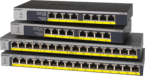 NETGEAR Announces New PoE+ and PoE++ Ethernet Switches