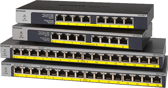 New NETGEAR and PoE+ Switches PoE++ Announces Ethernet