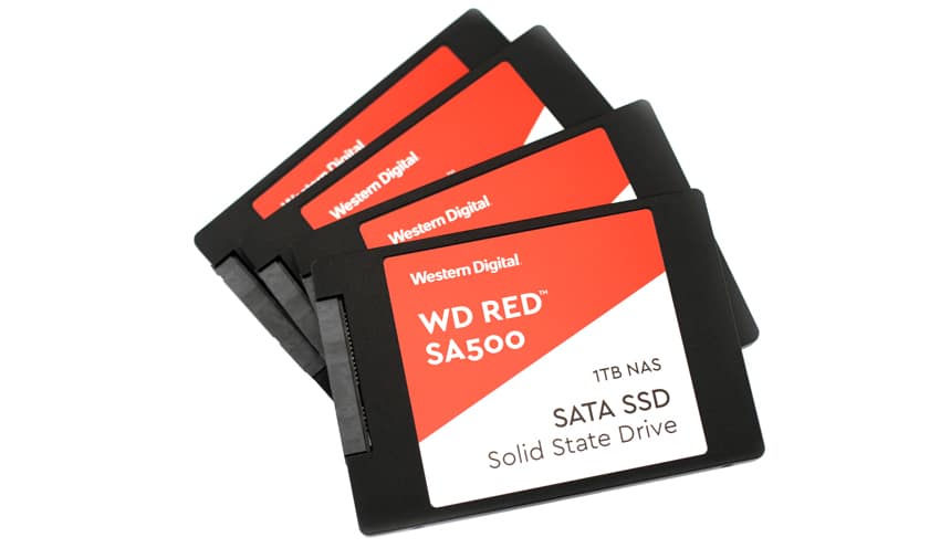 WD Red SA500 NAS SATA SSD 2.5”/7mm cased