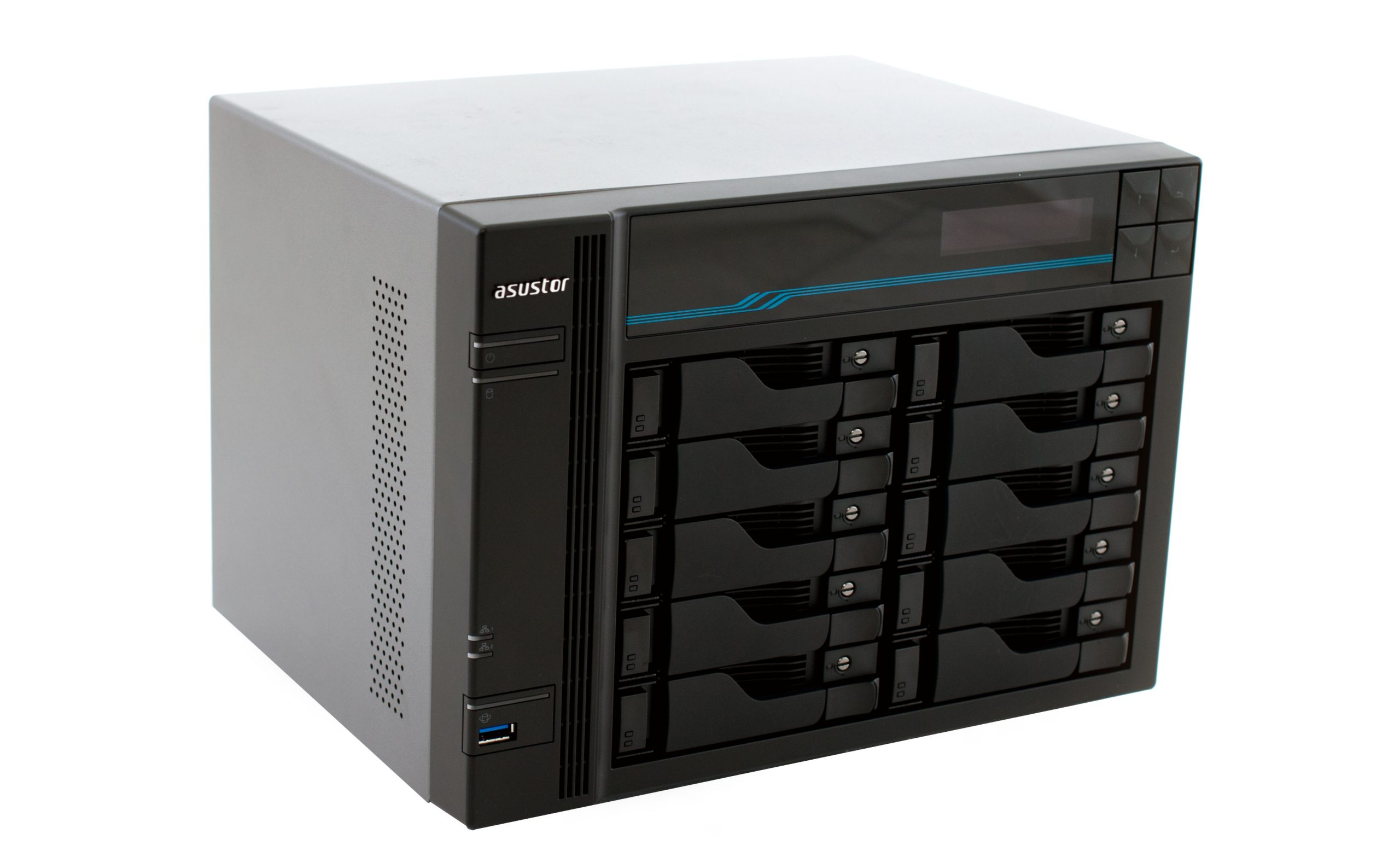 80TB Ironwolf HDD Ten 8TB HDD Included Asustor NAS AS6510T 