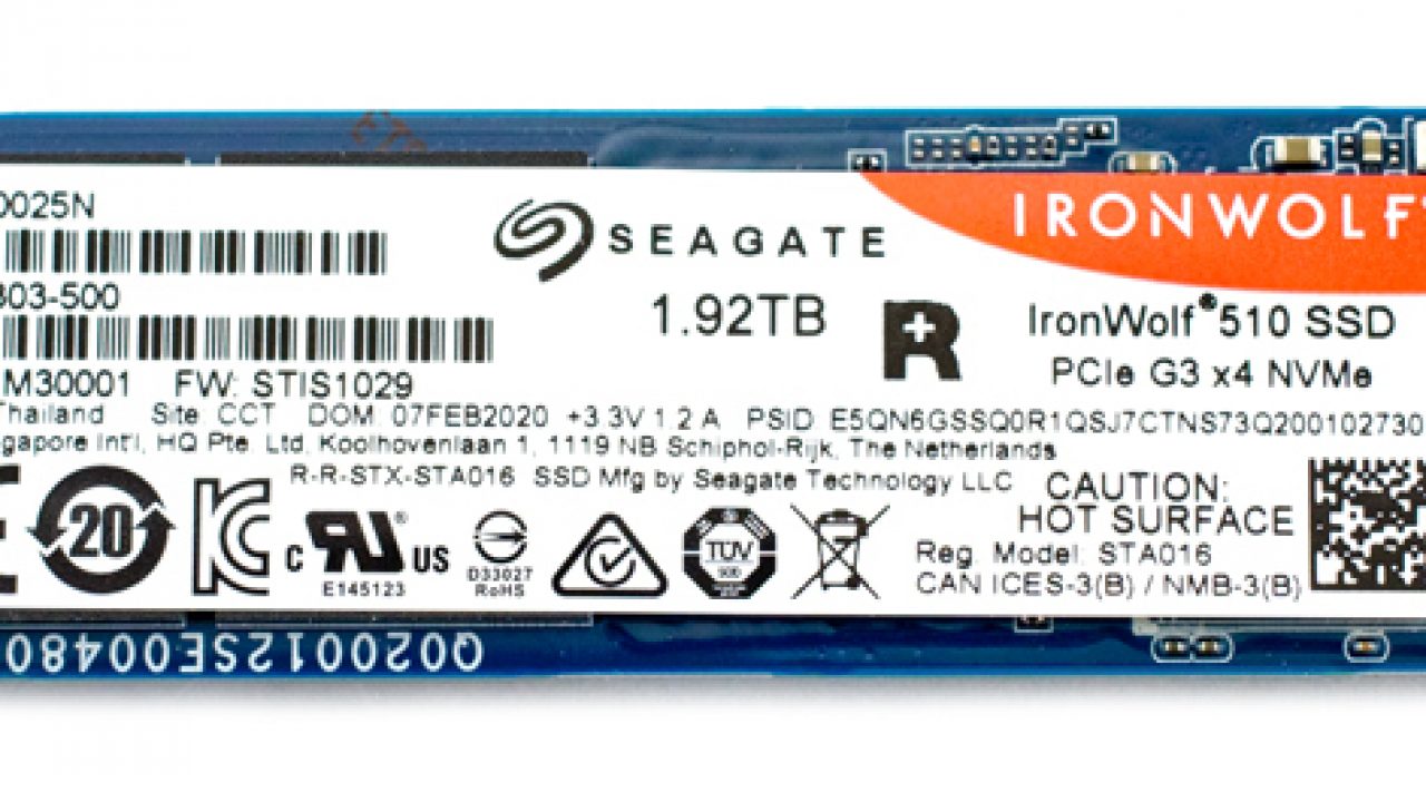 Seagate IronWolf 510 m.2 NAS SSD Review