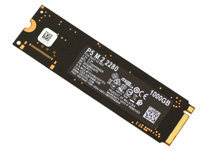 Crucial P5 SSD Review 