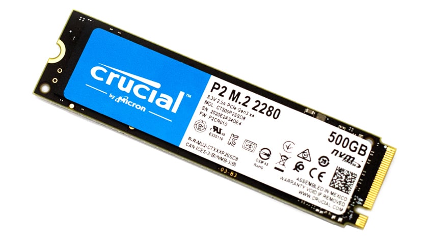 Crucial P2 500GB PCIe M.2 SSD review