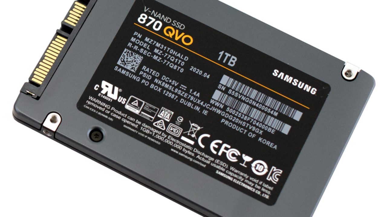 Samsung 870 QVO SATA SSD Review 