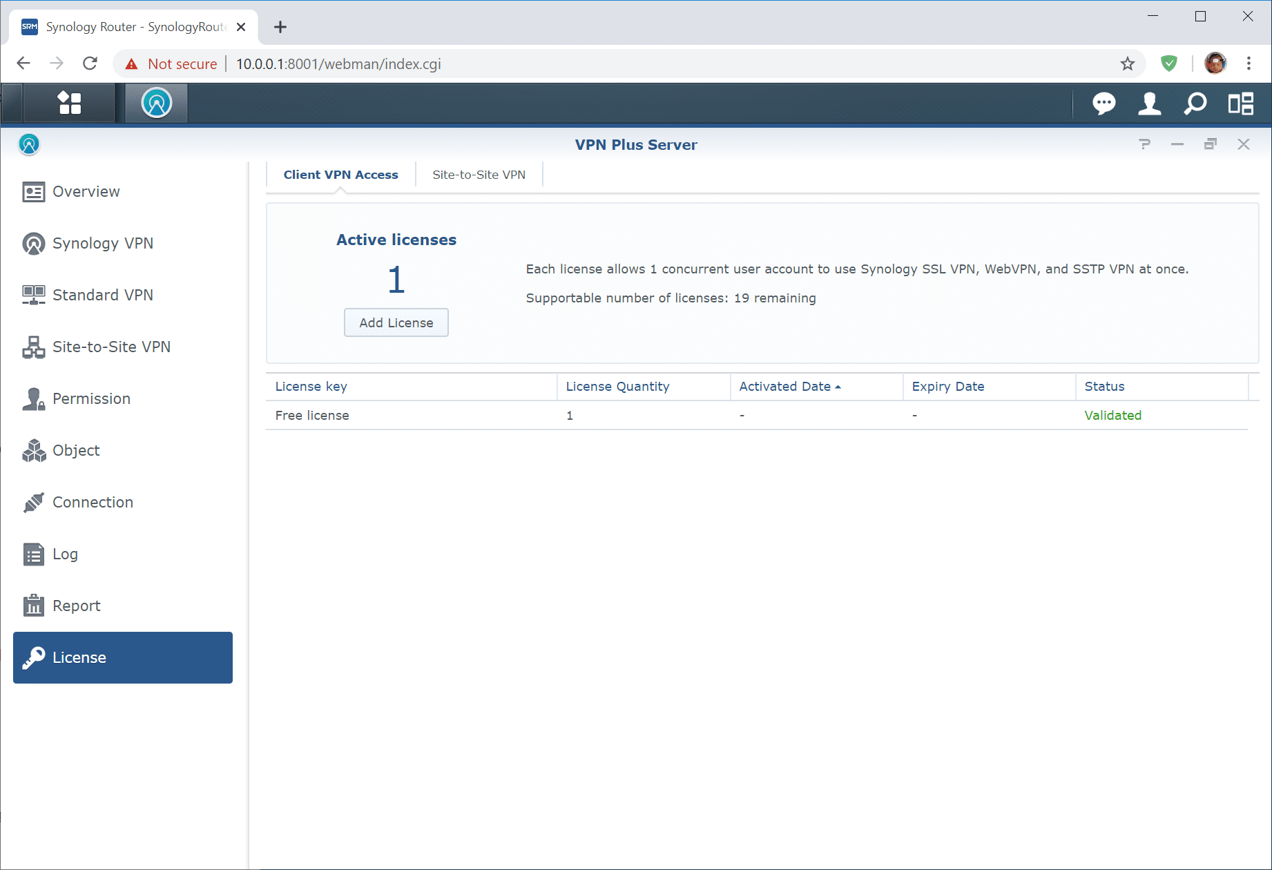 synology vpn plus setup