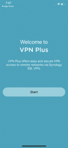 Synology VPN Plus Server Mobile 1