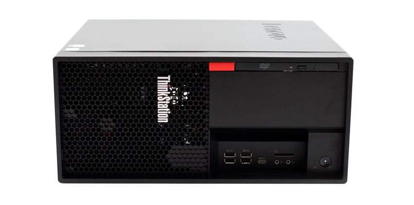 Lenovo ThinkStation P330 front view (horizontally placed)