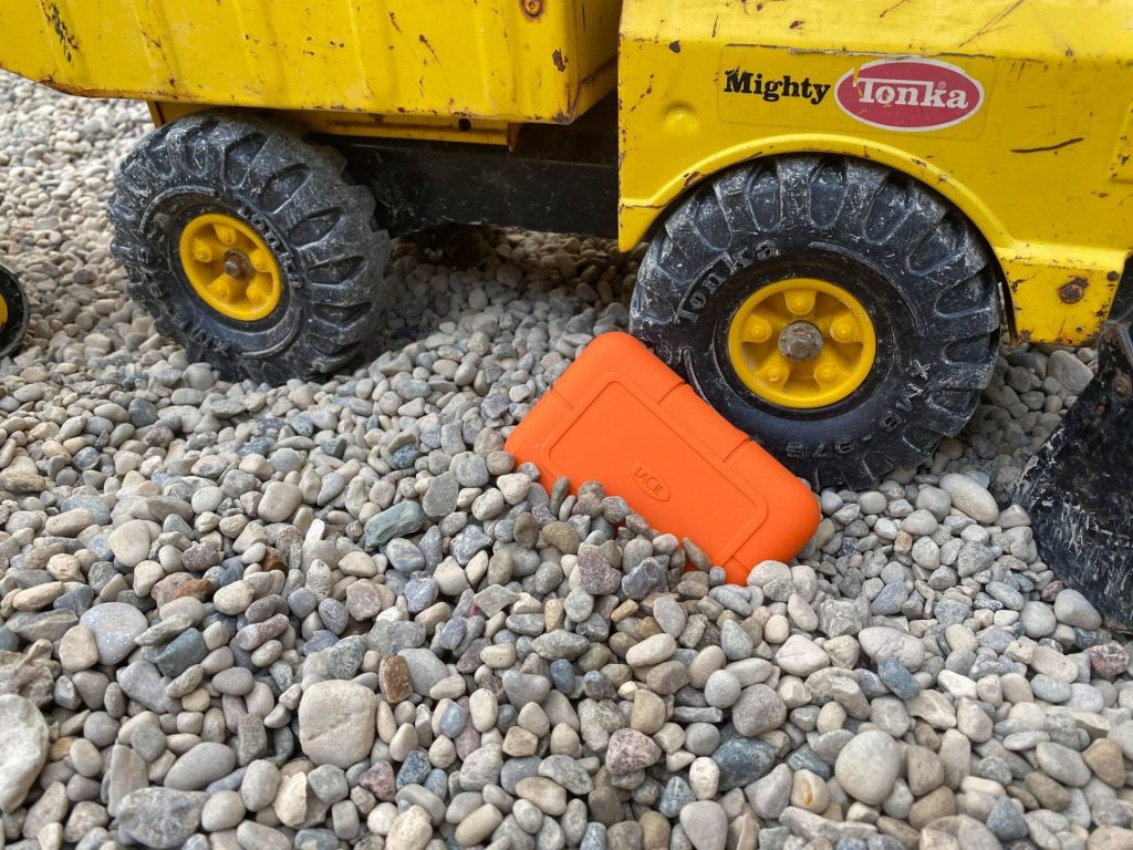 LaCie RUGGED SSD looking tough