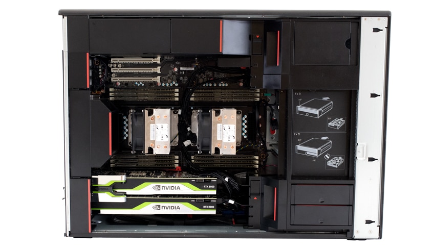 Lenovo ThinkStation Tower Workstation Review Quadro RTX - StorageReview.com