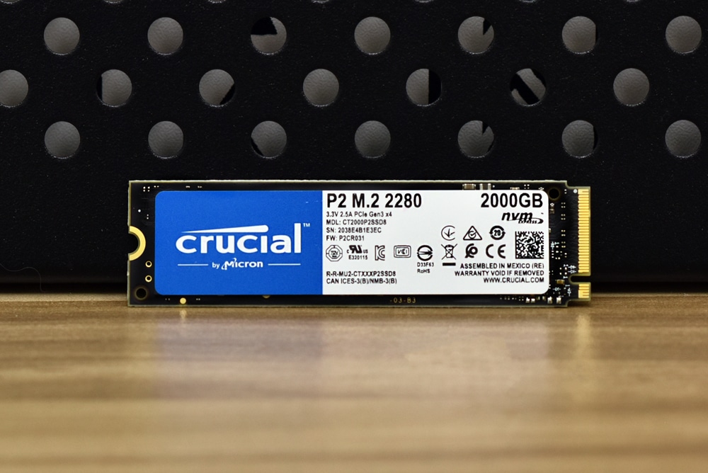 Examen du SSD Crucial P2 NVMe (2 To) 