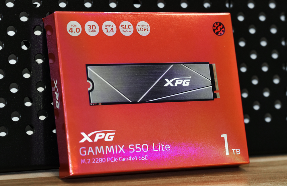 XPG gammix s50 lite box