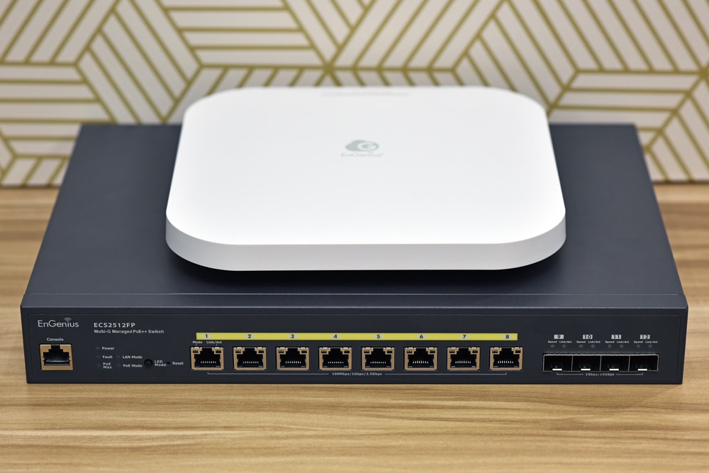 Engenius Cloud Ecs2512fp Switch And Ecw230 Access Point Review Storagereview Com