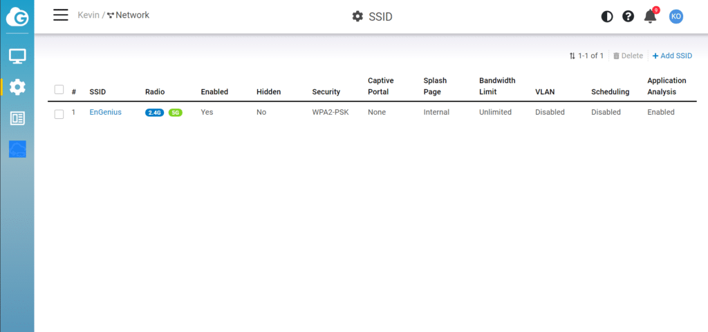 EnGenius ECS2512FP and ECW230 gui 1